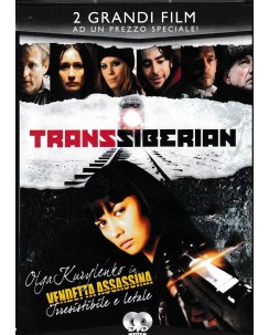 DVD 2 film : trans siberian/vendetta assassina ITA usato ed. One Movie B33