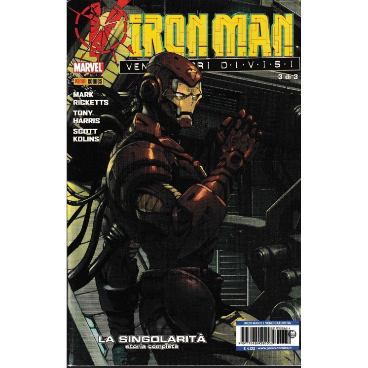 Iron Man e i Vendicatori n.84 vendicatori divisi 3di3 USATO ed. Panini Comics