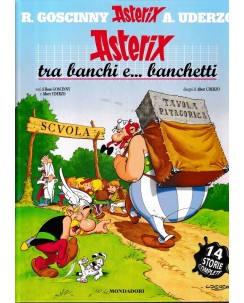 ASTERIX tra banchi e banchetti di Goscinny USATO CARTONATO ed. Mondadori FU56