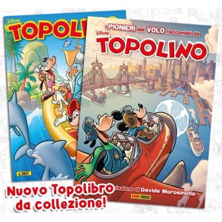 Topolino n.3607 allegato pionieri del volo NUOVO ed. Panini Comics FU56