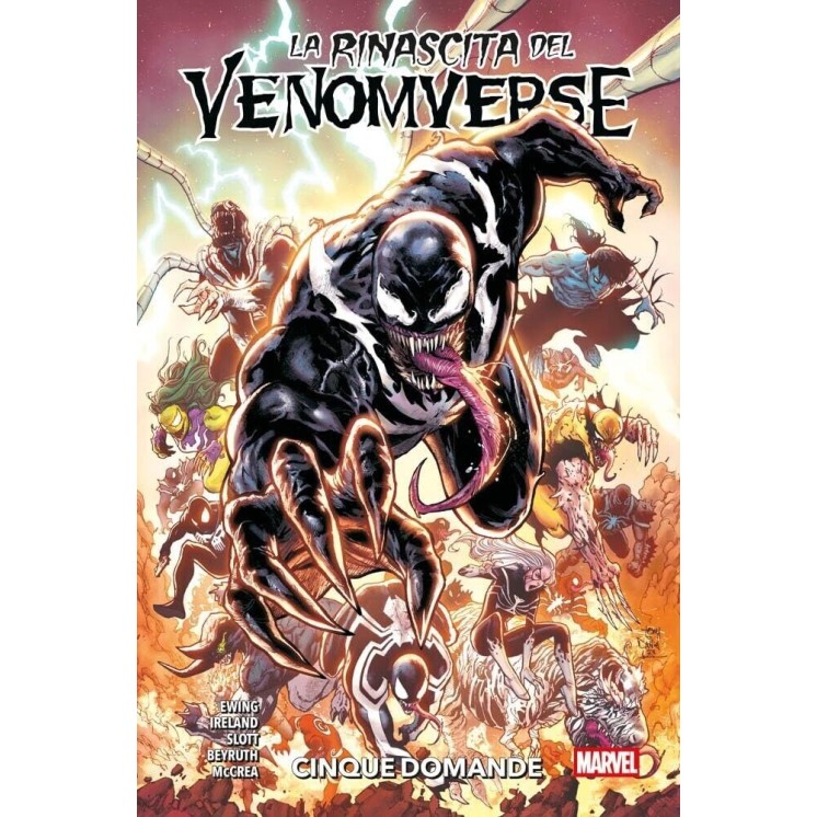 La rinascita di Venomverse cinque domande CARTONATO NUOVO ed. Panini SU21