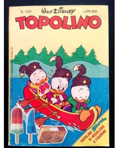 Topolino n.1437 ADESIVI ed. Walt Disney - Mondadori