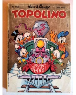 Topolino n.1727 1 gennaio 1989 ed. Walt Disney Mondadori