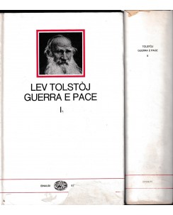 Lev Tolstoj : guerra e pace vol. 1/2 CARTONATO ed. Einaudi A35