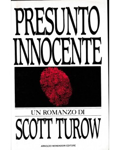 Scott Turow : presunto innocente CARTONATO ed. Mondadori A31