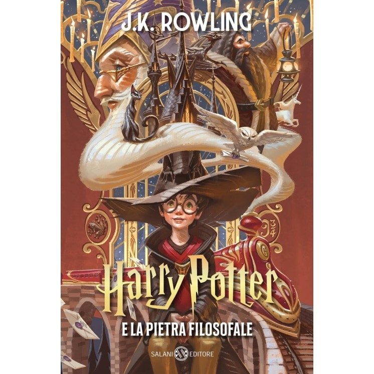 J.K. Rowling Harry Potter e la pietra filosofal 25esimo CARTONATO ed. Salani B05