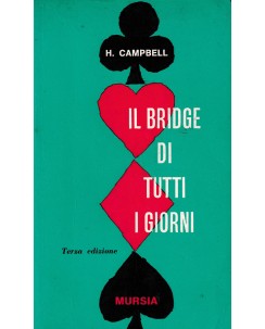 H. Campbell : il bridge di tutti i giorni BROSSURATO ed. Mursia A49