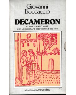 Giovanni Boccaccio : Decameron 1/2 BROSSURATO ed. Rizzoli A49