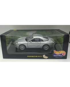 Hot Wheels 1/18 Porsche 911 GRIGIA BOX Gd09