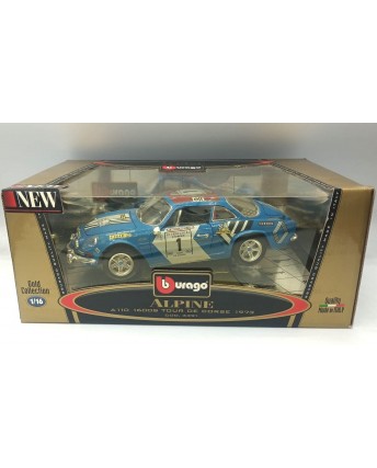 B Burago Bburago 1/16 Alpine A110 1600S tour de corse 1979 BOX Gd09