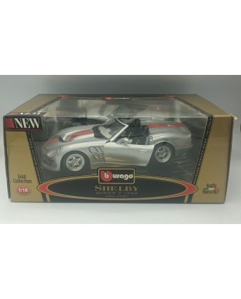 B Burago Bburago 1/18 Shelby series 1 1999 grigia BOX Gd09