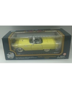 Road Tough  1/18  Ford Thunderbird 1955 gialla BOX DIE CAST Gd10