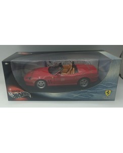 Hot Wheels 100%  1/18  Ferrari 550 Barchetta Pininfarina rossa BOX Gd10