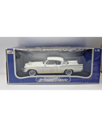 Anson Classic 1/18 1957 Studebaker Golden Hawk bianca BOX Gd20