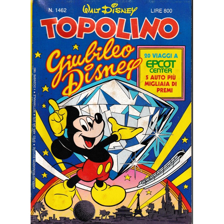 Topolino n.1462 4 dic 1983 di Walt Disney ed. Mondadori