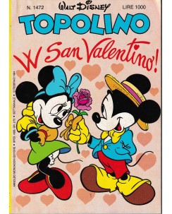 Topolino n.1472 12 feb 1984 Cartella Tombola di Walt Disney ed. Mondadori