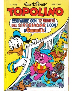 Topolino n.1618 30 nov 1986 di Walt Disney ed. Mondadori