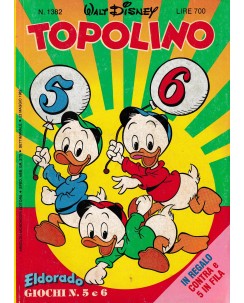 Topolino n.1382 23 mag 1982 di Walt Disney ed. Mondadori