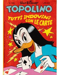 Topolino n.1354 8 nov 1981 di Walt Disney ed. Mondadori