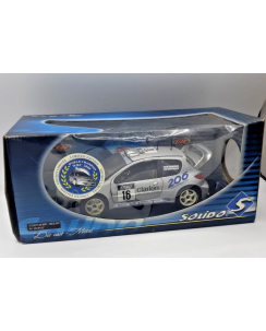 Solido  1/18 Peugeot 206 WRC 1999 2000 grigia Die Cast BOX Gd20