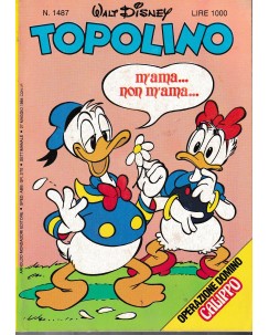 Topolino n.1487 27 mag 1984 di Walt Disney ed. Mondadori