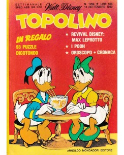 Topolino n.1294 14 set 1980 di Walt Disney ed. Mondadori