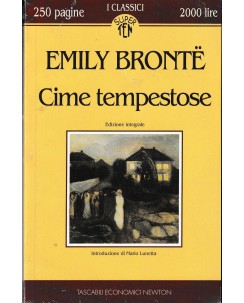 Emily Bronte : cime tempestose BROSSURATO NUOVO ed. Newton e Compton A33