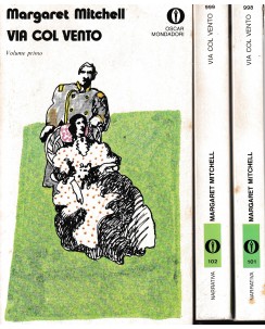 Margaret Mitchell : via col vento 1/3 BROSSURATO ed. Oscar Mondadori A49