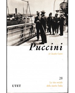 Claudio Casini : Puccini collana vita sociale 28 HARD COVER ed. Utet A72