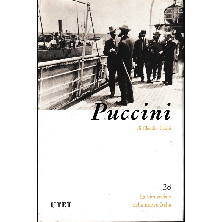 Claudio Casini : Puccini collana vita sociale 28 HARD COVER ed. Utet A72
