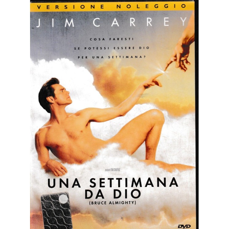 DVD Una settimana da Dio versione noleggio ITA usato ed. Touchstone B12