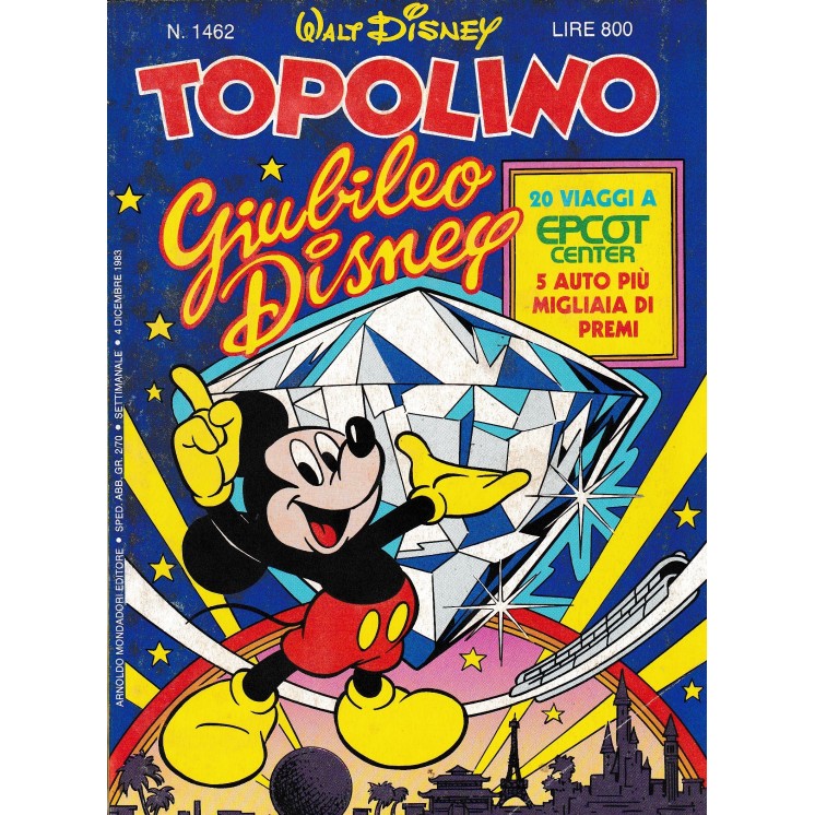Topolino n.1462 ed. Mondadori