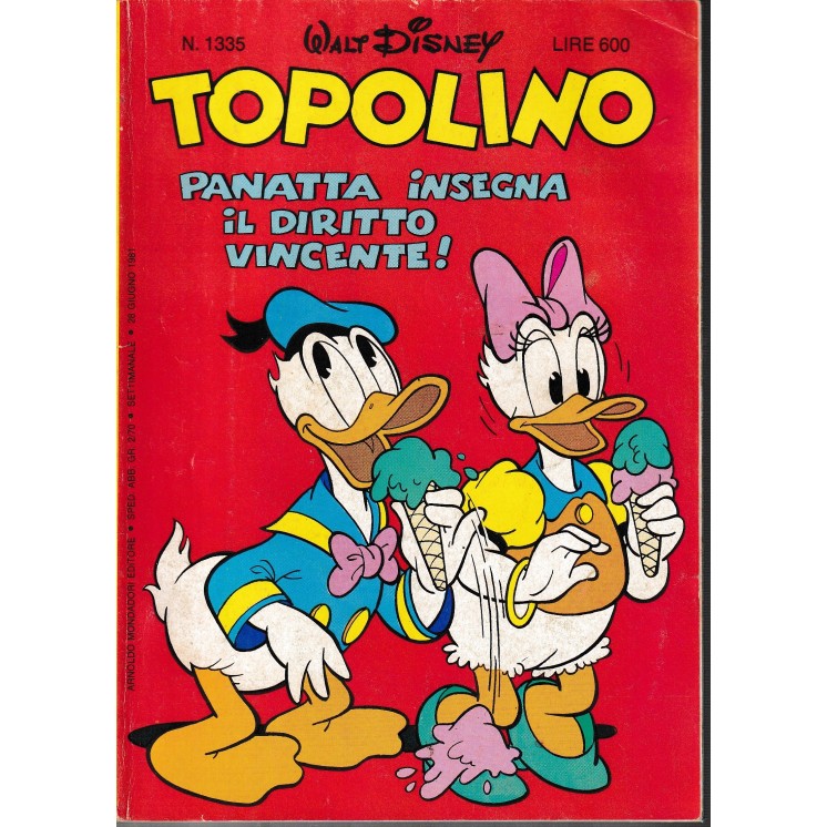 Topolino n.1335 ed. Mondadori