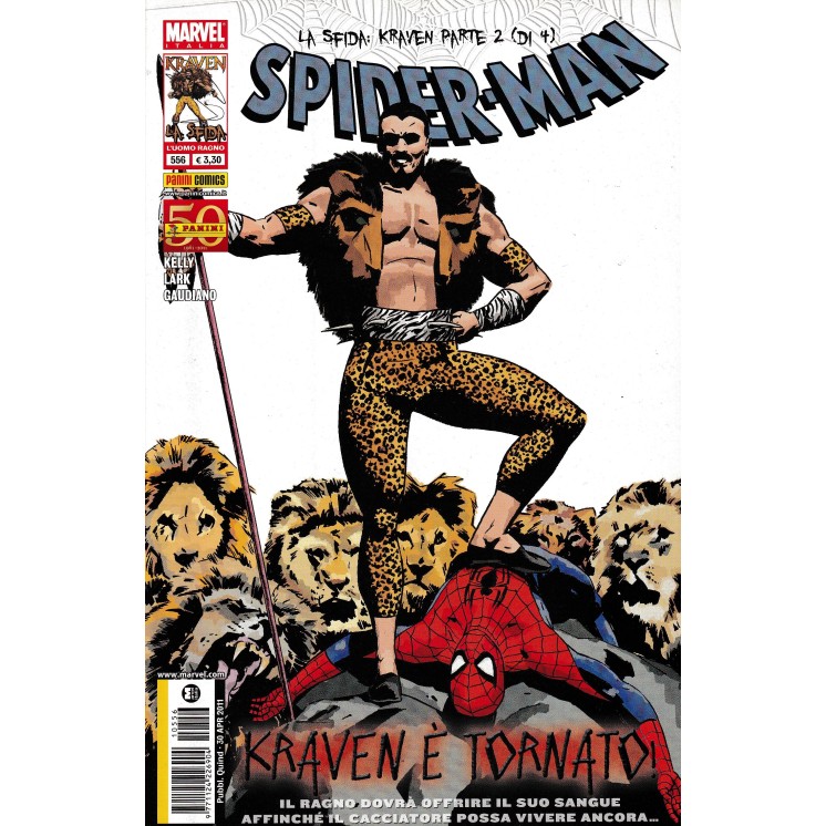 L'Uomo Ragno n. 556 di Kelly ed. Panini Comics 
