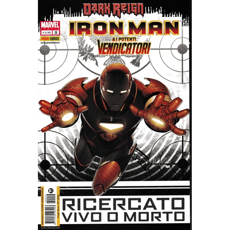 Iron Man e i potenti Vendicatori  19 Dark Reign ed. Panini Comics