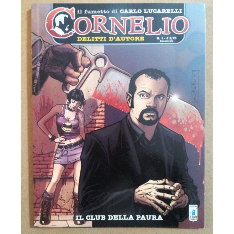 Cornelio n. 1 Delitti D'Autore di Carlo Lucarelli Ed. Star Comics 1...