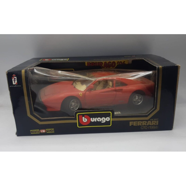 B Burago Bburago 1/18 Ferrari GTO 1984 ROSSA BOX Gd17