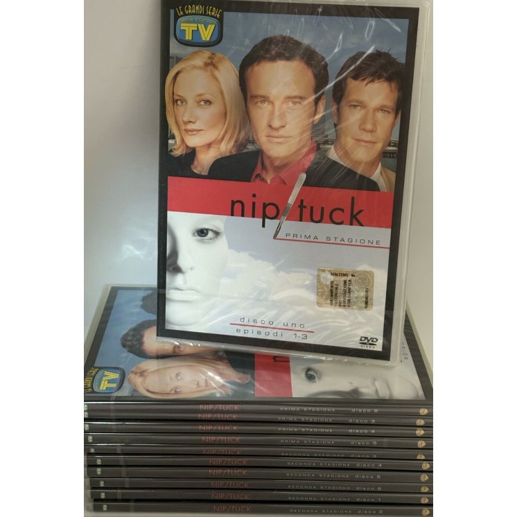 DVD Nip Tuck serie COMPL. 1/2 ITA nuovo ed. Tv Sorrisi Canzoni B54