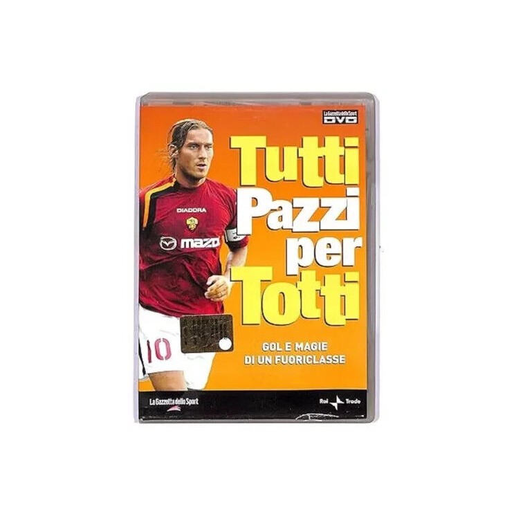 DVD Tutti pazzi per Totti ITA nuovo EDITORIALE ed. Gazzetta Dello Sport B56
