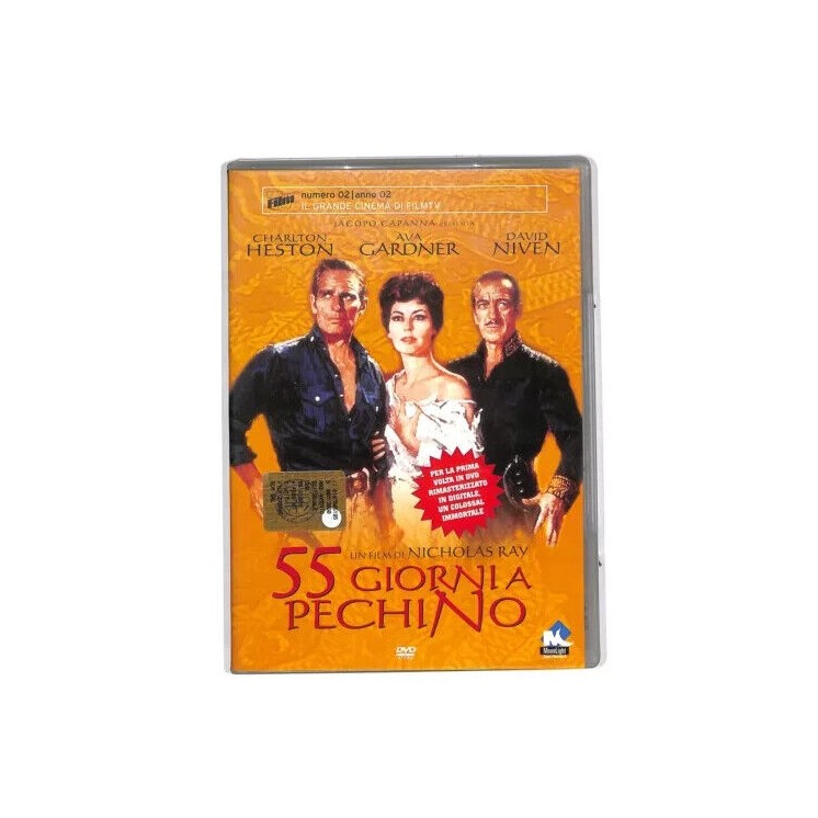 DVD 55 giorni a Pechino ITA nuovo EDITORIALE ed. Moon Light B56
