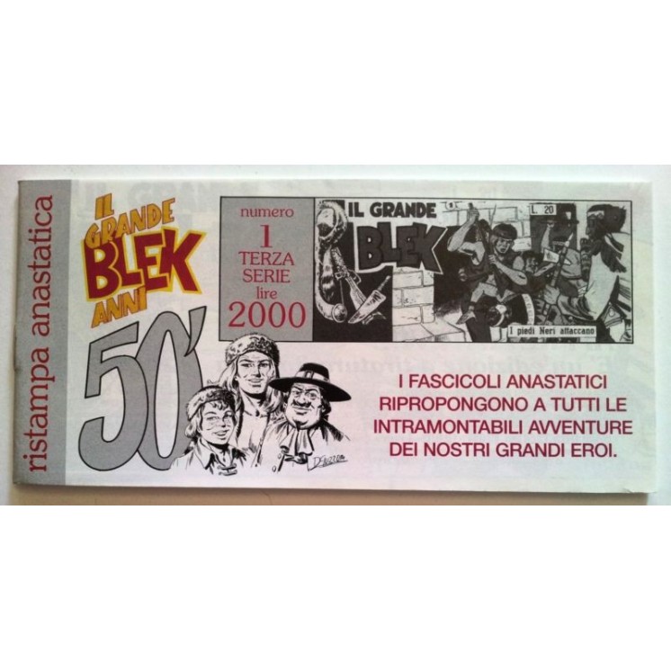 Il Grande Blek Anni 50' Serie III n. 1 * Striscia anastatica * 1,20€