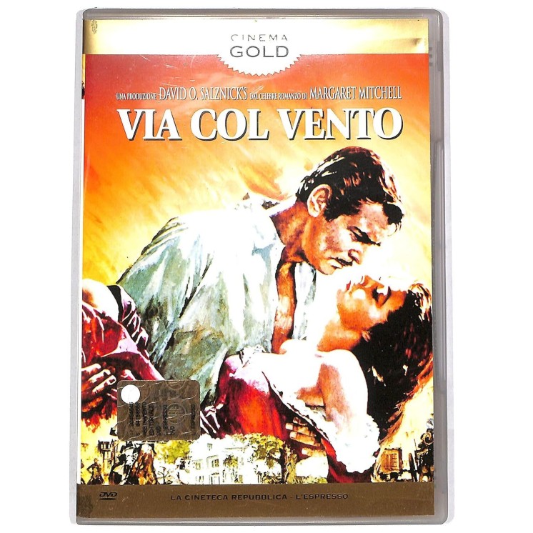 DVD Cinema Gold : Via col vento ITA nuovo EDITORIALE ed. L'Espresso B57
