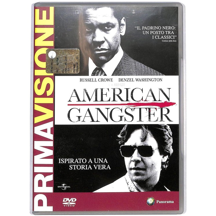 DVD Prima visione : American gangster ITA nuovo EDITORIALE ed. Panorama B57