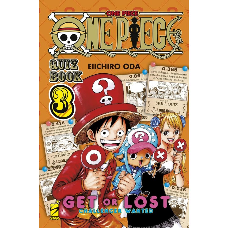 One Piece Party Quiz Book 3 di Eiichiro Oda NUOVO ed. Star Comics