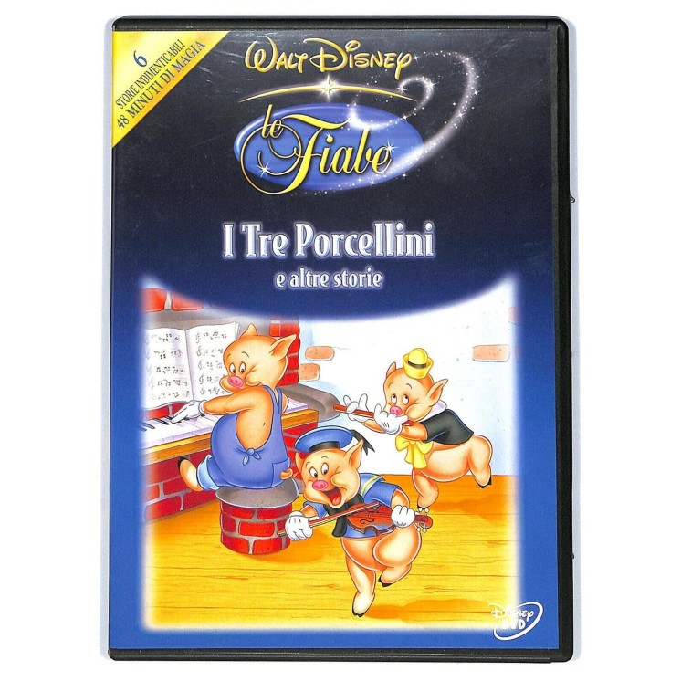 DVD Le fiabe Disney : I tre porcellini ITA usato EDITORIALE ed. Disney B59