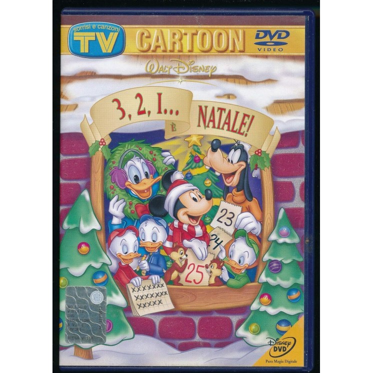 DVD 3, 2, 1... Natale ITA usato EDITORIALE ed. Tv Sorrisi e Canzoni B59
