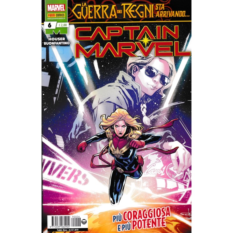 Capitan Marvel   6 coraggiosa potente di Houser NUOVO ed. Panini Comics SU65