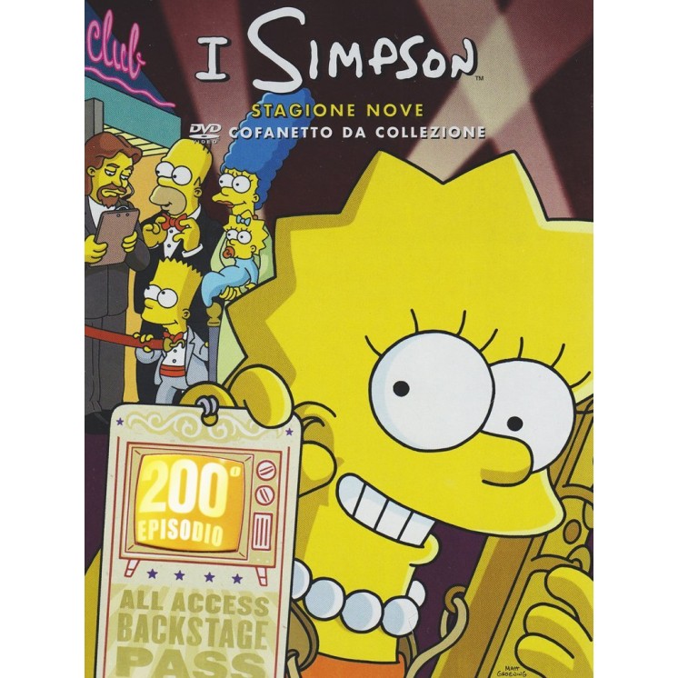 DVD I Simpson stagione 9 completa ITA usato EDITORIALE ed. 20th Century Fox B58