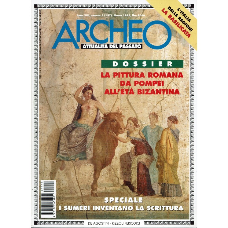 Archeo n. 157 anno '98 pittura romana da Pompei ed. De Agostini FF03