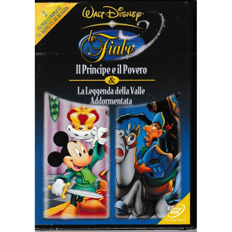 DVD Le fiabe Disney : Il principe e povero ITA nuovo ed. Disney B49
